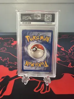 2000 Pokemon Rocket Dark Alakazam 1/82 Team Rocket Holo 1st Edition PSA 8 - Image 2