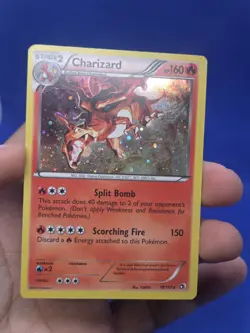 Pokemon Legendary Treasures Charizard 19/113 Cosmos Holo Promo MP - Image 2