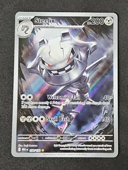 Pokemon TCG Steelix Illustration Rare 150/132 Mega Evolution ME01 LP - Image 1