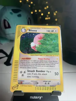 Blissey H6/H32 Pokemon 2002 Aquapolis Holo Rare Vintage WOTC E-Reader - Image 4