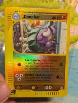 Vintage! Donphan - Pokemon TCG Aquapolis 7/147 - Reverse Holo Rare - NM+ - Image 4