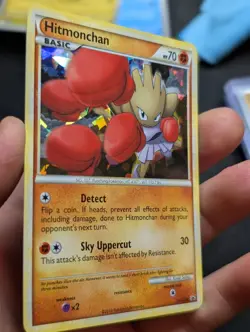 POKEMON TCG HG & SS Cracked Ice NM Rare BLACK STAR Holo PROMO #HGSS24 HITMONCHAN - Image 3