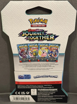 Pokemon Scarlet & Violet Journey Together Sleeved 1 BOOSTER PACK Hops Zacian - Image 2
