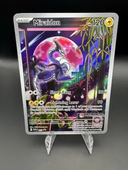Miraidon SVP#013 Illustration Rare Pokemon Center Exclusive Black Star Promo - Image 1