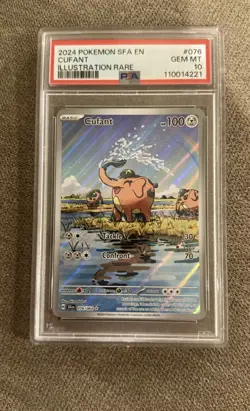 Cufant #76 Pokemon Shrouded Fable Illustration Rare PSA 10 - Image 1