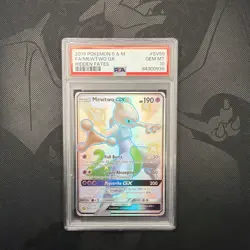 PSA 10 Mewtwo GX SV59/SV94 Hidden Fates Shiny Vault Pokemon 2019 - Image 1