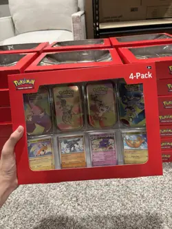 10x Pokemon TCG 151 4 Pack Mini Tins Sam’s Club (Factory Sealed - Fast Shipping) - Image 3