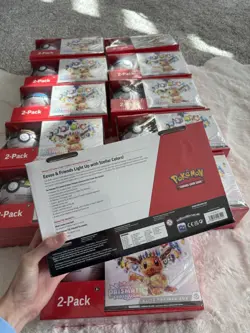 12X Pokemon TCG Prismatic Evolutions Sam’s Club Pokeball + ETB Bundle Sealed - Image 2