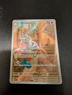 Pokemon TCG Mimikyu SVP 075 Scarlet & Violet Black Star Promo Paldean Fates NM/M - Image 1