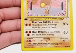TCG POKEMON HITMONLEE 42/105 ◇ 1ST EDITION NEO DESTINY NM - Image 4