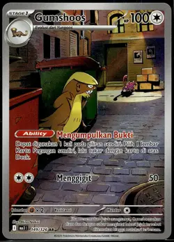 Gumshoos 153/132 ME01: Mega Evolution NM Pokemon Indonesian | Buy 10 Get 10 Fre - Image 1