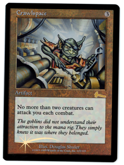 Crawlspace -- MTG (SP Quality FOIL) - Urza's Legacy - See scans!! - Image 1