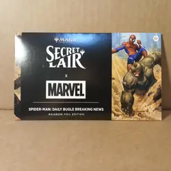 MTG Secret Lair x Marvel's Spider-Man: Daily Bugle Breaking News Foil (Sealed) - Image 1