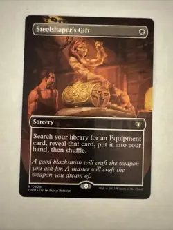 Steelshaper's Gift (Borderless) Commander Masters Regular - Image 1
