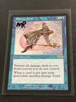 Urza's Saga Energy Field MTG Magic the Gathering MP - Image 1
