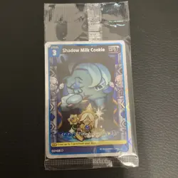 Shadow Milk Cookie Foil (P-063 p) CookieRun Braverse TCG Promo Card - Image 1