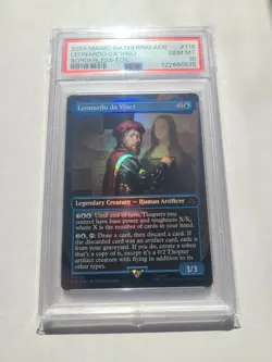 MTG Leonardo da Vinci FOIL PSA 10 GEM MINT 2024 Assassin's Creed Magic Card #118 - Image 3