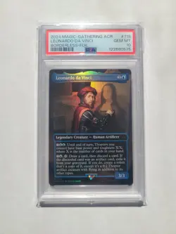 MTG Leonardo da Vinci FOIL PSA 10 GEM MINT 2024 Assassin's Creed Magic Card #118 - Image 4