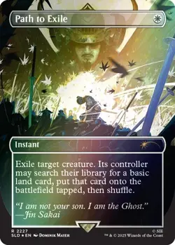 Path to Exile (Rainbow Foil) 2227 - Ghost of Tsushima Secret Lair Drop MTG NM/M - Image 1