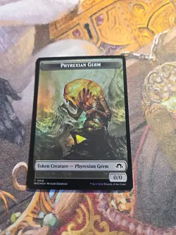 Phyrexian Germ / Phyrexian Wurm 18 Foil Token MTG MH3 - Pack Fresh - - Image 1