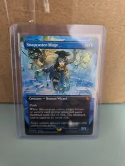 Snapcaster Mage (Borderless) (Chocobo Track Foil) Commander: Final Fantasy Foil - Image 1