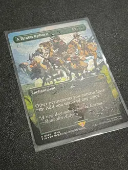 A Realm Reborn MTG Magic Final Fantasy NM (Borderless Chocobo Track Foil) - Image 2