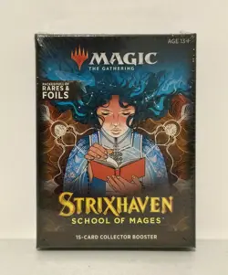 Magic The Gathering: Strixhaven School of Mages 15-Card Collector Booster Box - Image 1
