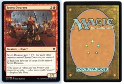 7 x Seven Dwarves - Throne of Eldraine - 7x MTG x7 - Magic - Moderately Played - Image 4