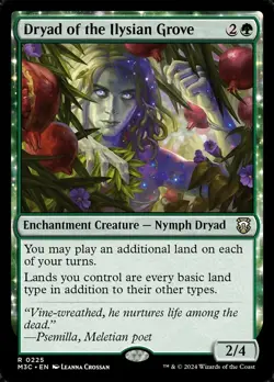 Dryad of the Ilysian Grove X1 -NM/M- Commander: Modern Horizons 3 - Image 1