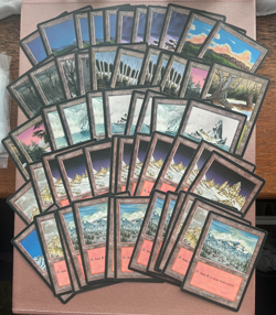 20 X Snow covered lands and 57 normal ice age lands. MTG Magic the gathering - Image 2