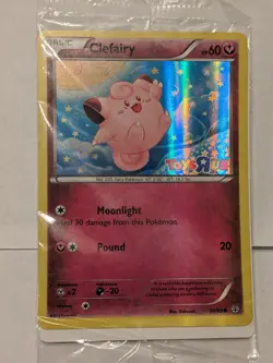 POKEMON CARD XY GENERATIONS 50/83 CLEFAIRY HOLO TOYS R US PROMO SEALED - Image 1