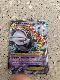 Pokemon TCG XY: Breakthrough M Mewtwo EX Holo Ultra Rare - Image 1