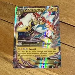 M Ampharos EX 28/98 Ancient Origins Holo Ultra Rare Pokemon TCG -MP/LP - Image 1