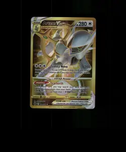 FAN-ART READ DESCRIPTION BELOW HOLO Arceus Card Arceus Pokemon Card p3 - Image 1