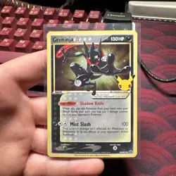 Greninja Gold Star SWSH144 Black Star Promo Celebrations NM Pokemon Card TCG - Image 1