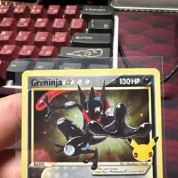 Greninja Gold Star SWSH144 Black Star Promo Celebrations NM Pokemon Card TCG - Image 3