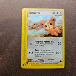 Teddiursa 109/144 Pokemon Skyridge Regular Card - LP - Image 1