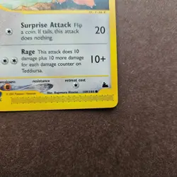 Teddiursa 109/144 Pokemon Skyridge Regular Card - LP - Image 5