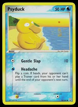 Pokemon Card - Psyduck Team Rocket Returns 55/109 Common - Image 1
