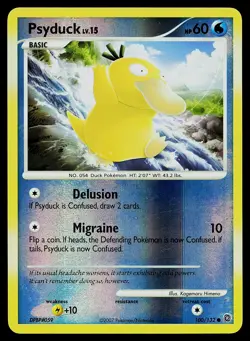 Pokemon Card - Psyduck Secret Wonders 100/132 Common Reverse Holo - Image 1