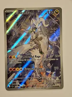 N's Reshiram 167/159 Sv09: Journey Together Illustration Rare Holo Pokemon Card - Image 1