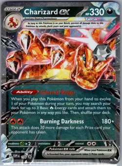 Charizard ex SVP 196 SV: Scarlet & Violet Promo Cards - Pokemon Card - NM - Image 1
