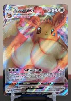 Pokemon Eevee Vmax #SWSH087 Black Star Promo English - Image 1