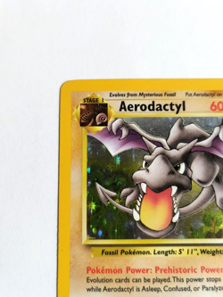 Aerodactyl 1/62 Fossil Holo Pokemon TCG - LP - Image 2