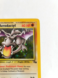 Aerodactyl 1/62 Fossil Holo Pokemon TCG - LP - Image 3