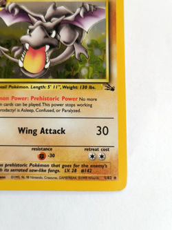 Aerodactyl 1/62 Fossil Holo Pokemon TCG - LP - Image 5