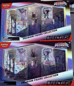 Pokemon Prismatic Evolutions Premium Figure Collection Sealed x2 - Image 1