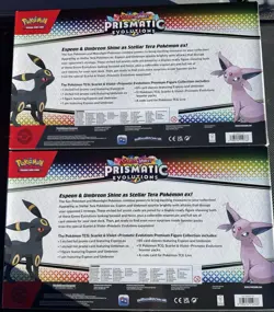 Pokemon Prismatic Evolutions Premium Figure Collection Sealed x2 - Image 2