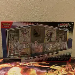 Pokemon TCG Scarlet & Violet Prismatic Evolutions Premium Figure Collection Box - Image 1