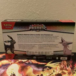 Pokemon TCG Scarlet & Violet Prismatic Evolutions Premium Figure Collection Box - Image 3